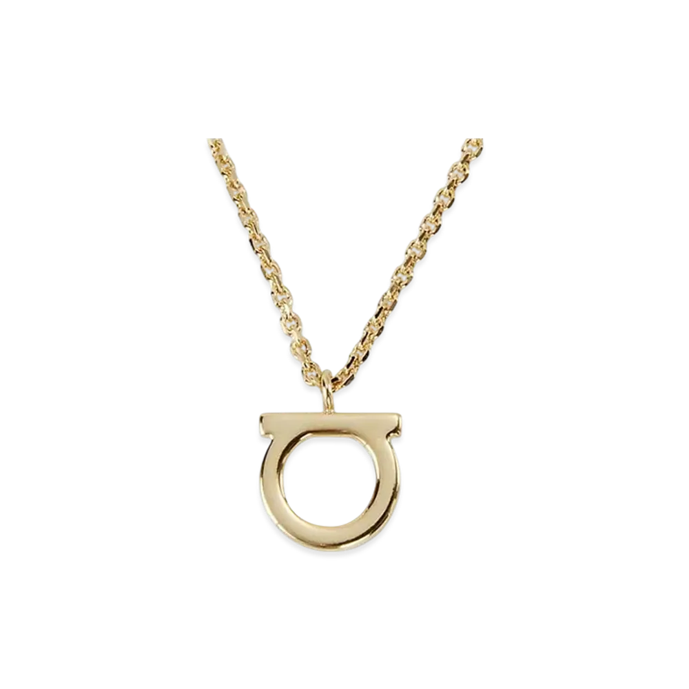 Salvatore Ferragamo Necklace Women Gancini Icon Motif "Gold"