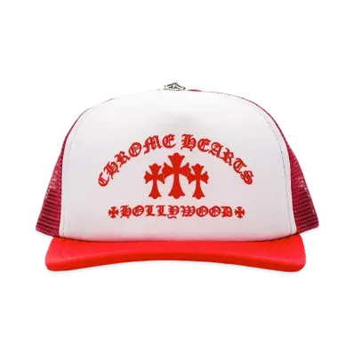 Chrome Hearts King Taco Tracker Cap "Red White"