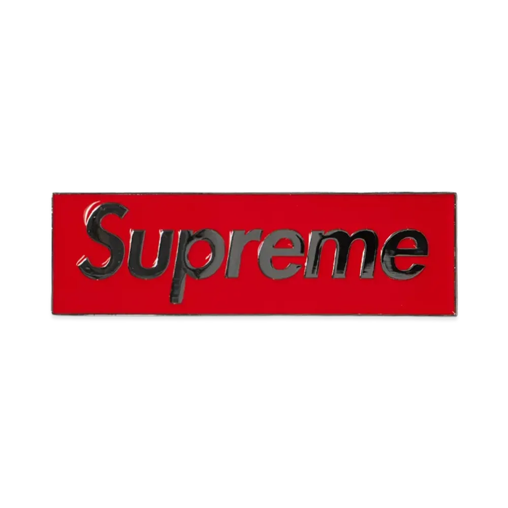 Supreme Box Logo Car Emblem "Red"