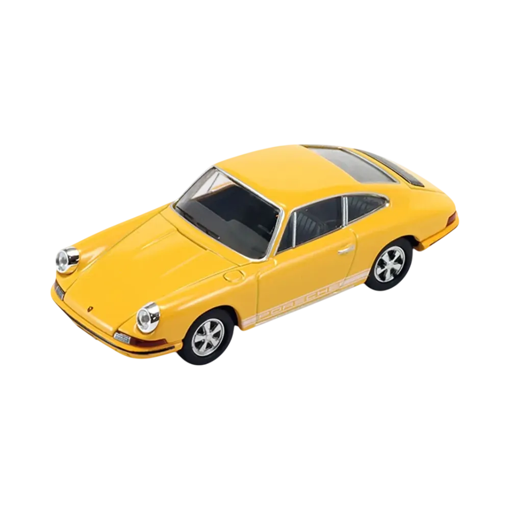 TOMYTEC "TOMICA LIMITED VINTAGE" 1/64 LV-86b Porsche 911S (Yellow) 1968 Model