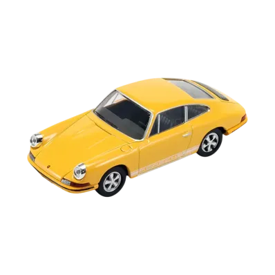 TOMYTEC "TOMICA LIMITED VINTAGE" 1/64 LV-86b Porsche 911S (Yellow) 1968 Model