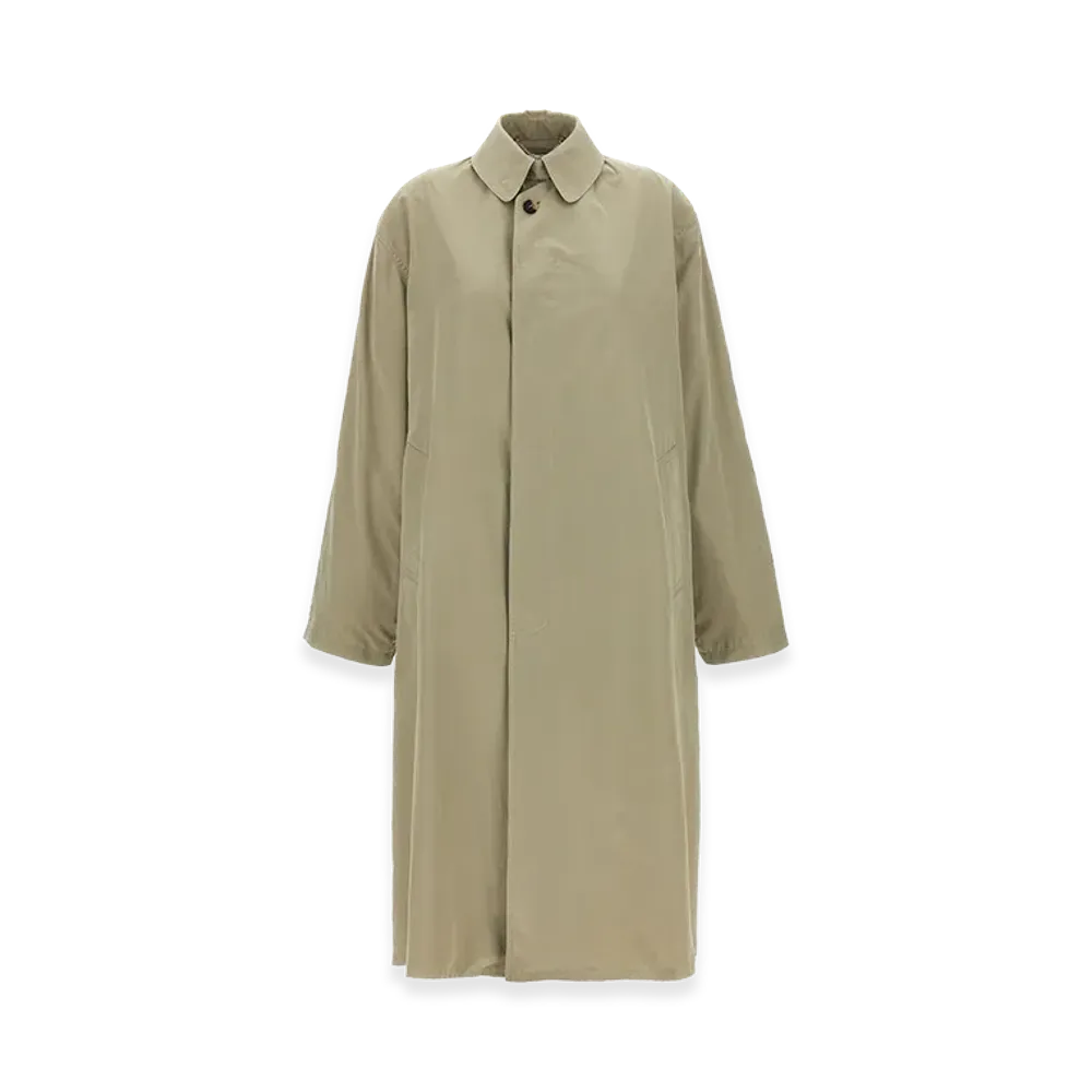Maison Margiela Women's Single-Breasted Trench Coat "Green"