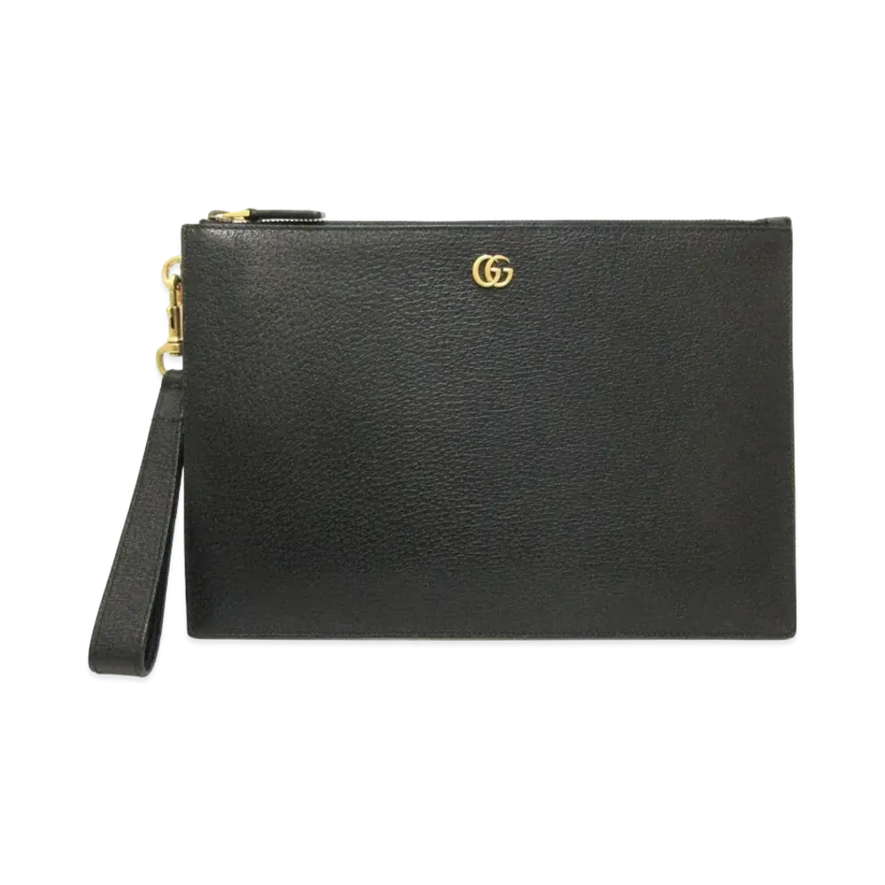 GUCCI GG Marmont Leather Pouch