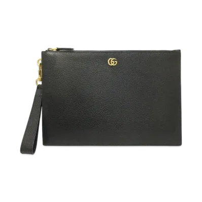 GUCCI GG Marmont Leather Pouch