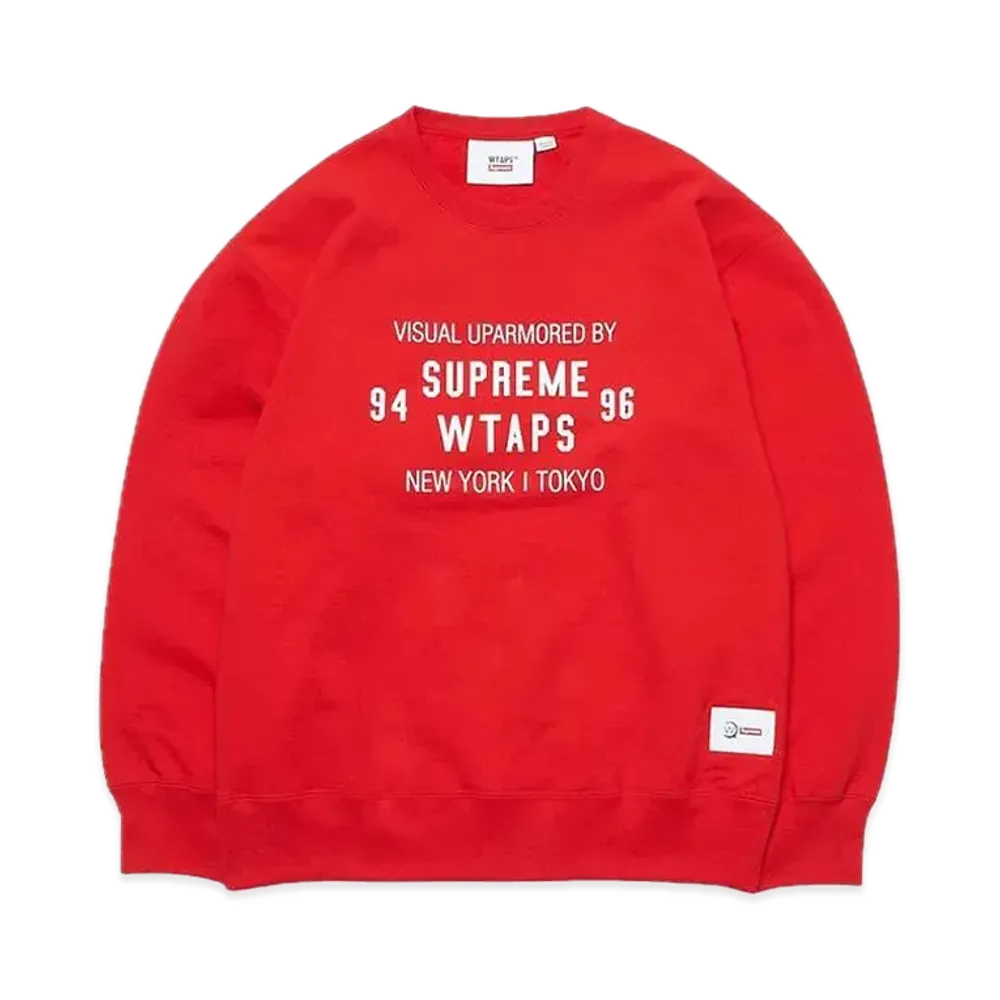 Supreme x WTAPS Crewneck "Red"