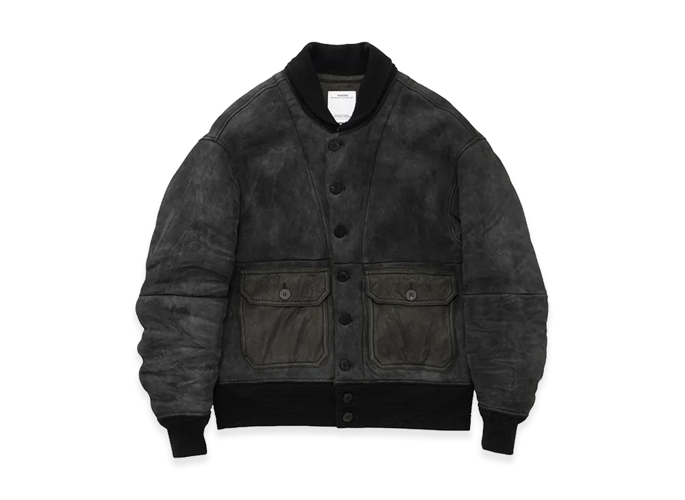visvim Dayton JKT Sheepskin LT "Black"