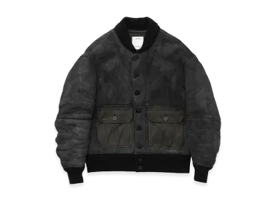 visvim Dayton JKT Sheepskin LT "Black"