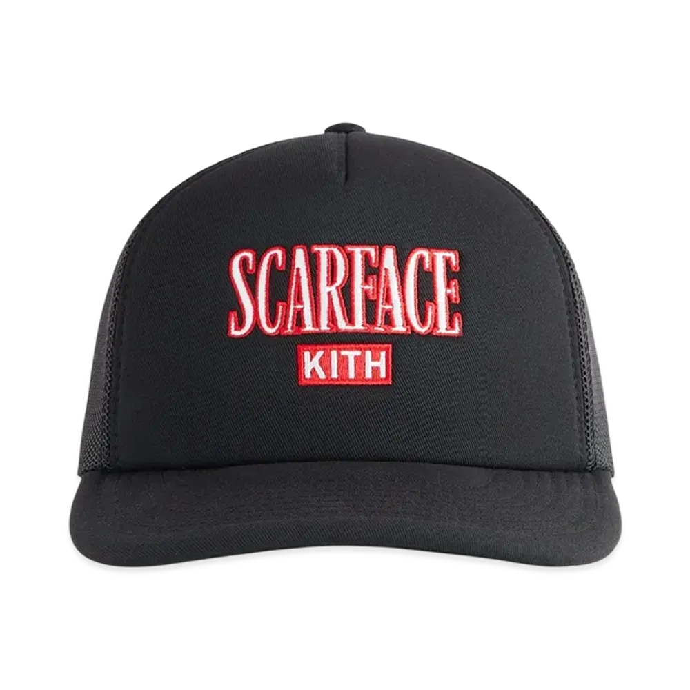 Kith x Scarface Poly Foam Nolan Trucker Hat "Black"