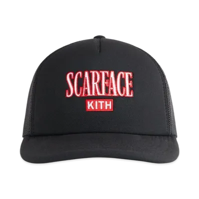 Kith x Scarface Poly Foam Nolan Trucker Hat "Black"