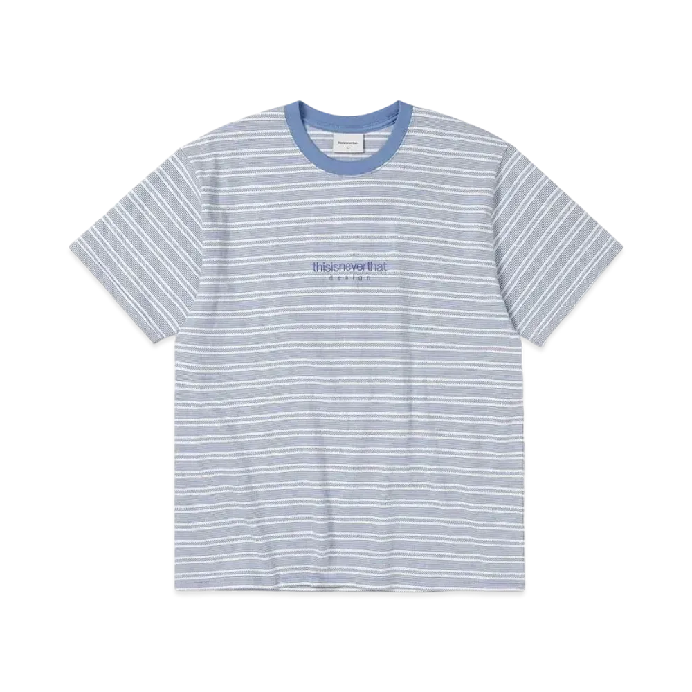 thisisneverthat Micro Striped Tee "Hazy Blue"