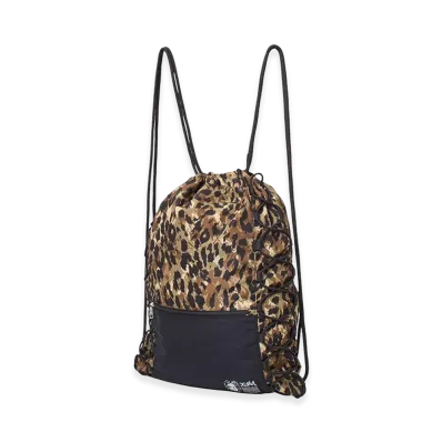 X-Girl Women's Face Label Knapsack "Beige"