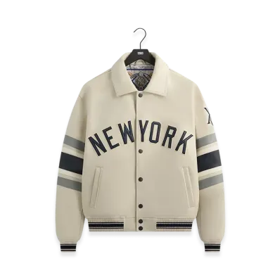 Kith x AVIREX For The New York Yankees Leather Jacket "Article"