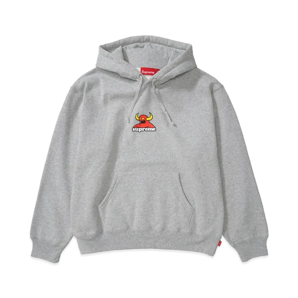 Supreme x Toy Machine Hooded Sweatshirt "Heather Grey"