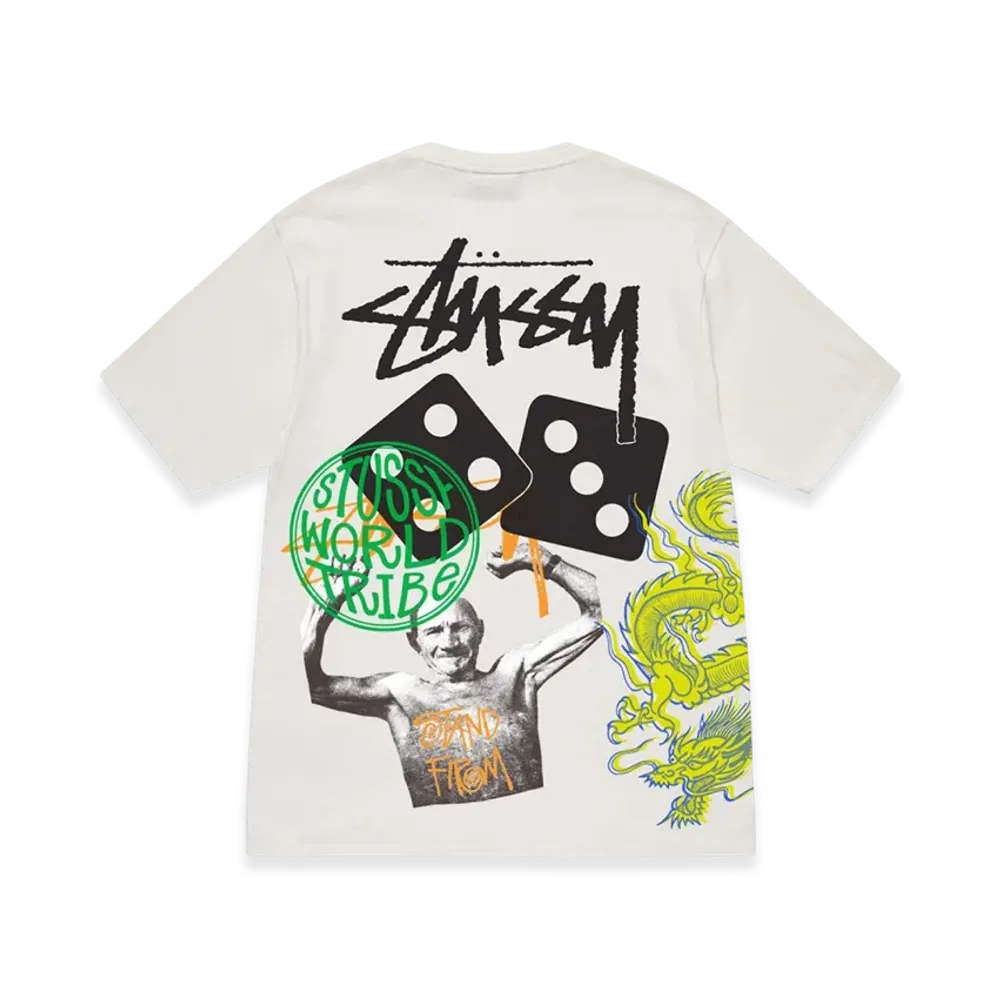 Stussy Strike Pigment Dyed Tee "Natural"