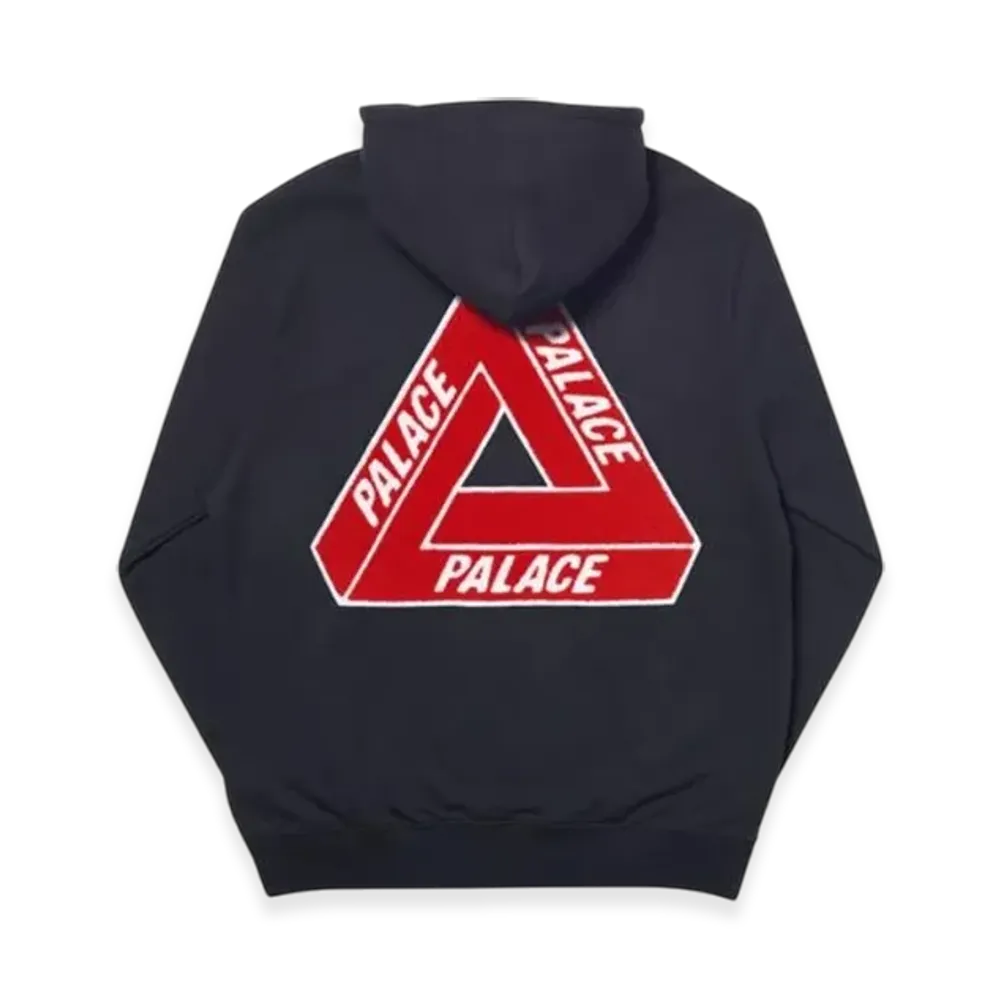 PALACE Tri-Chenille Hood "Black"