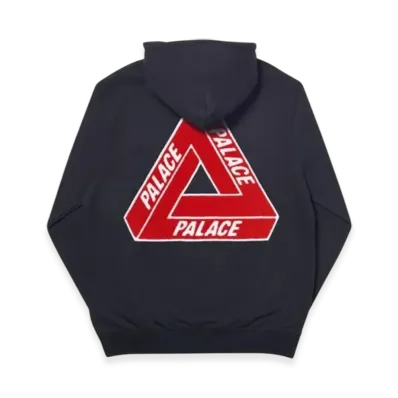 PALACE Tri-Chenille Hood "Black"