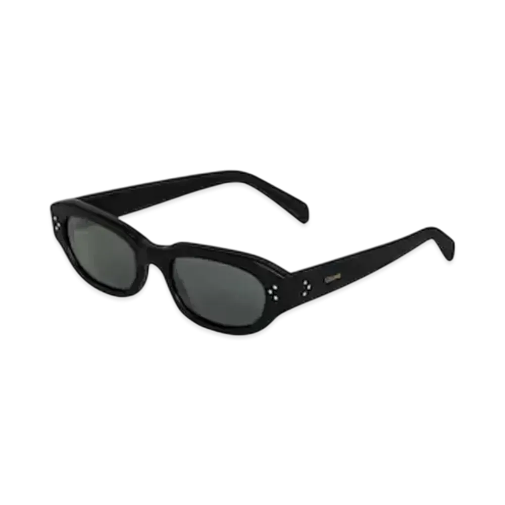 CELINE Black Frame 58 Sunglasses in Acetate "Black"