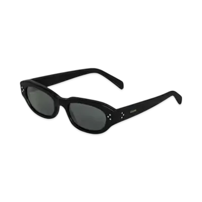 CELINE Black Frame 58 Sunglasses in Acetate "Black"