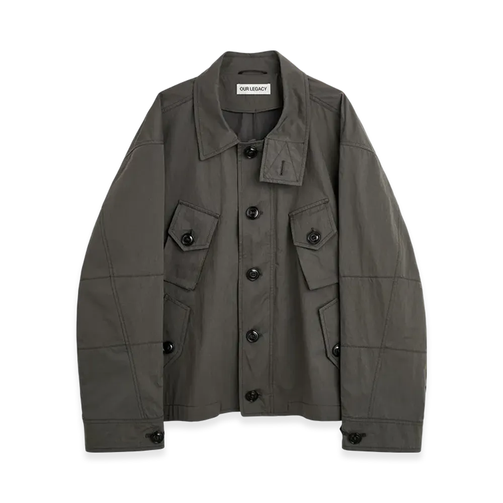 OUR LEGACY Service Jacket "Old Steel Excursion Nylon"