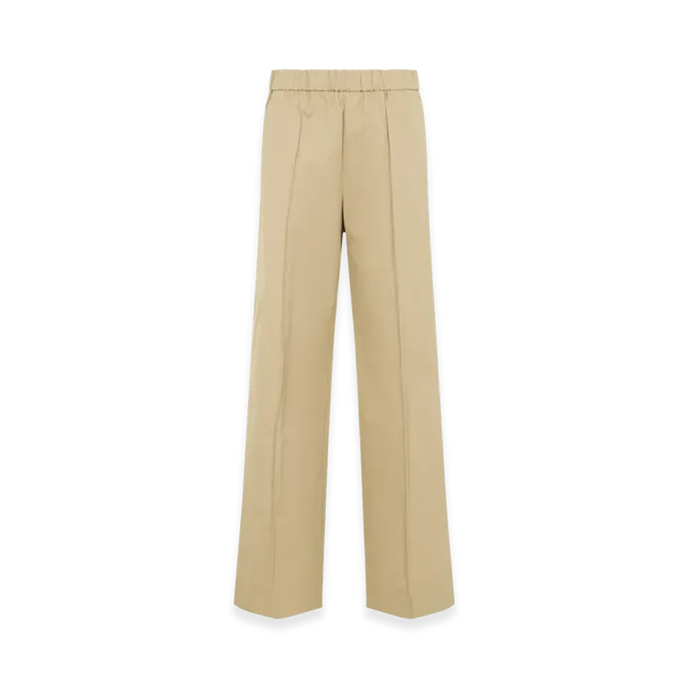 Jil Sander Women's Track Inspired Relaxed Pants "Beige"