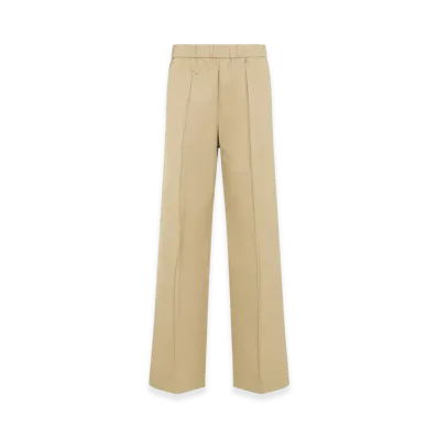 Jil Sander Women's Track Inspired Relaxed Pants "Beige"