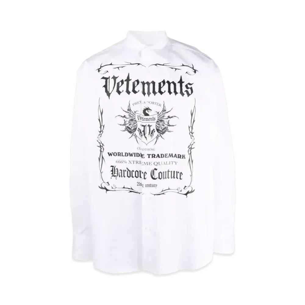VETEMENTS Logo Shirts "White"