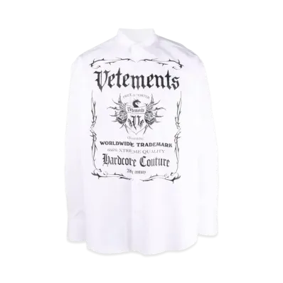 VETEMENTS Logo Shirts "White"