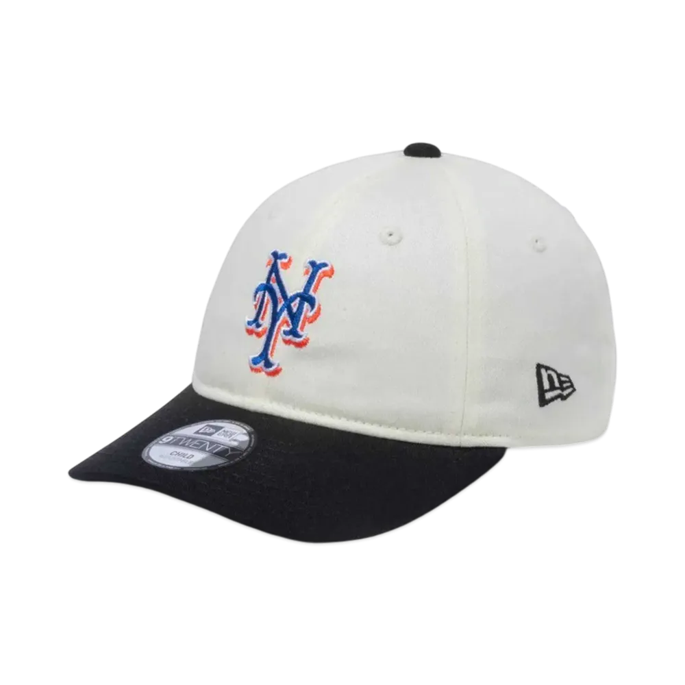 NEW ERA Child 9Twenty MLB 2-Tone New York Mets "Chrome White/Black"