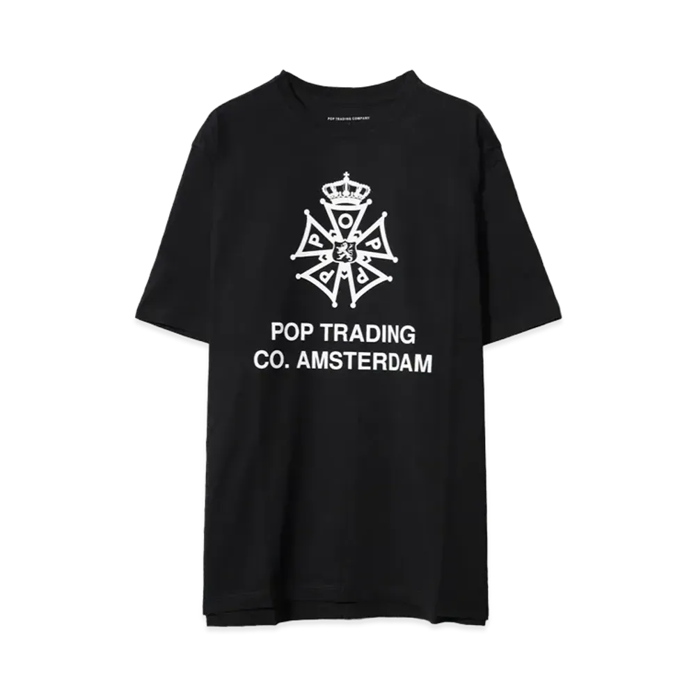 POP TRADING COMPANY four days t-shirt "BLACK"