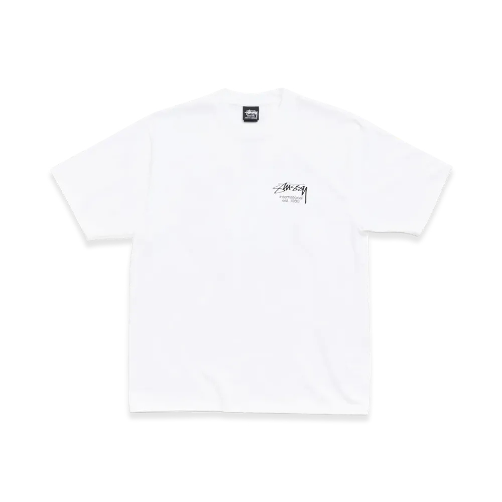Stussy Dice Clock Tee "White"