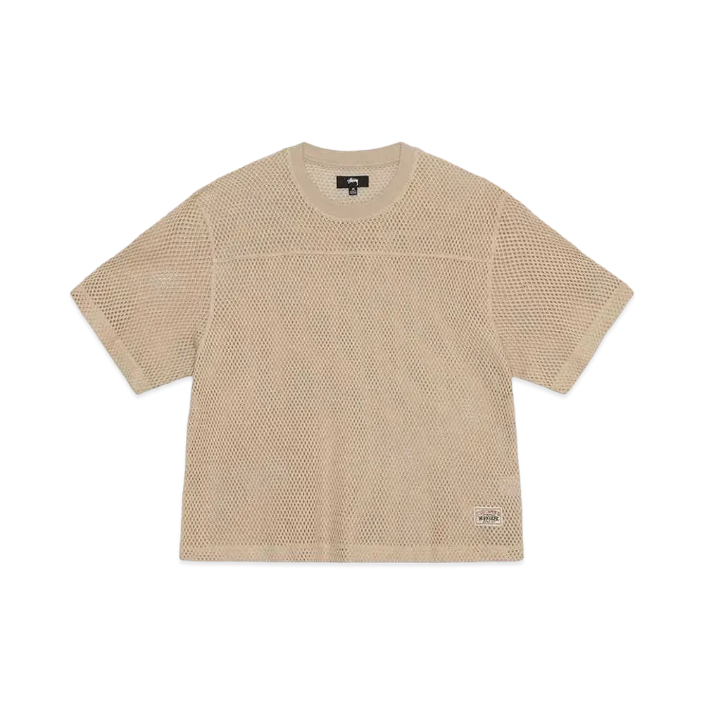 Stussy Mesh Jersey Crew "Natural"