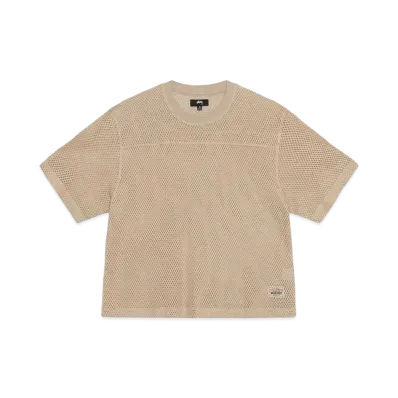 Stussy Mesh Jersey Crew "Natural"