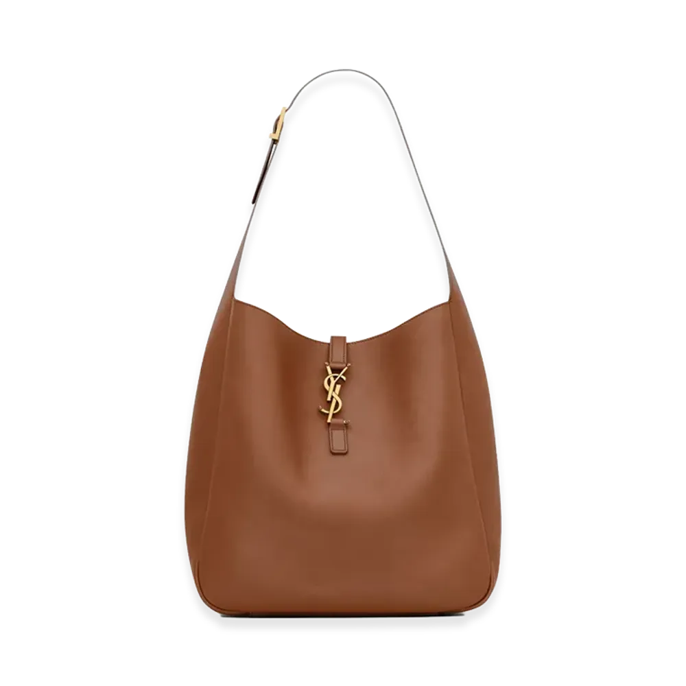 Saint Laurent Women's Le 5 A 7 Soft Large Handbag "Brown"