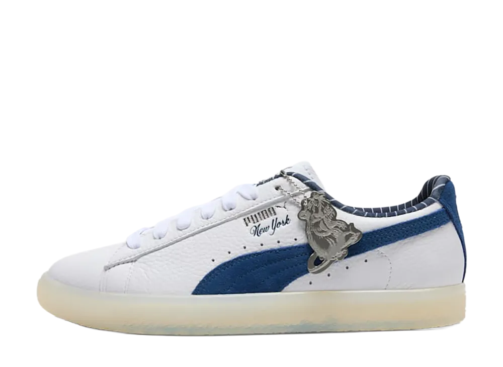 Puma Clyde NYC Graffiti "PUMA White/Persian Blue"