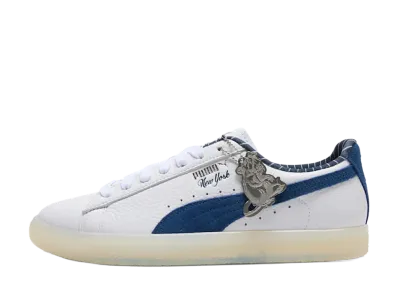 Puma Clyde NYC Graffiti "PUMA White/Persian Blue"