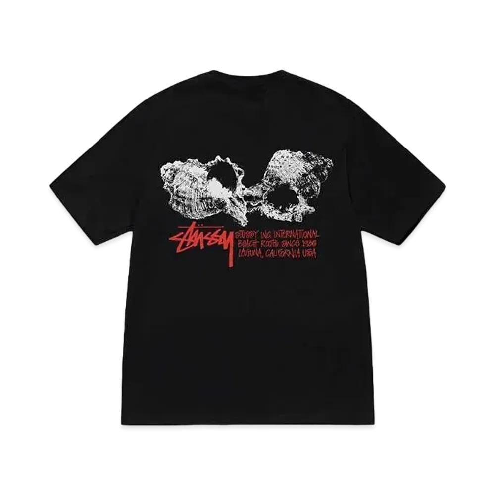 Stussy Shells Tee "Black"