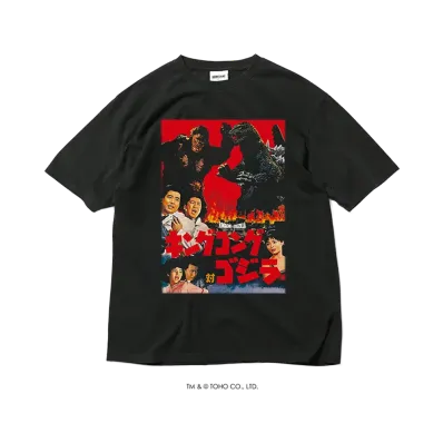 GODZILLA | HOMEGAME \ 1962 キングコング対ゴジラ TEE BLACK