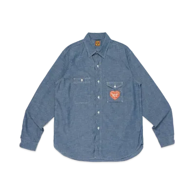 HUMAN MADE Chambray Work Shirt "Blue"