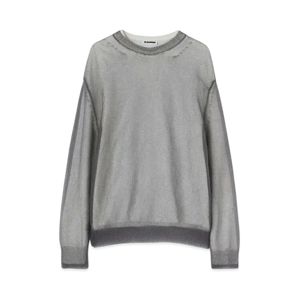 Jil Sander Men's Layered Sweater "Sky Grey"