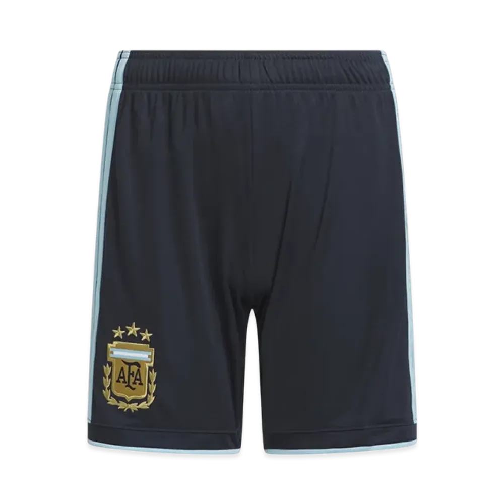 adidas Kids Argentina 26 Home Replica Shorts "Night Navy/Icey Blue"
