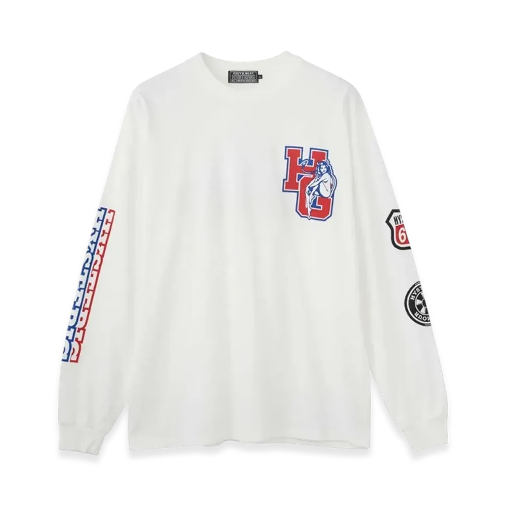 HYSTERIC GLAMOUR Motor City Fever T-Shirt "White"