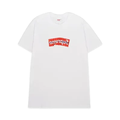 Supreme x COMME des GARCONS SHIRT Box Logo Tee "White"