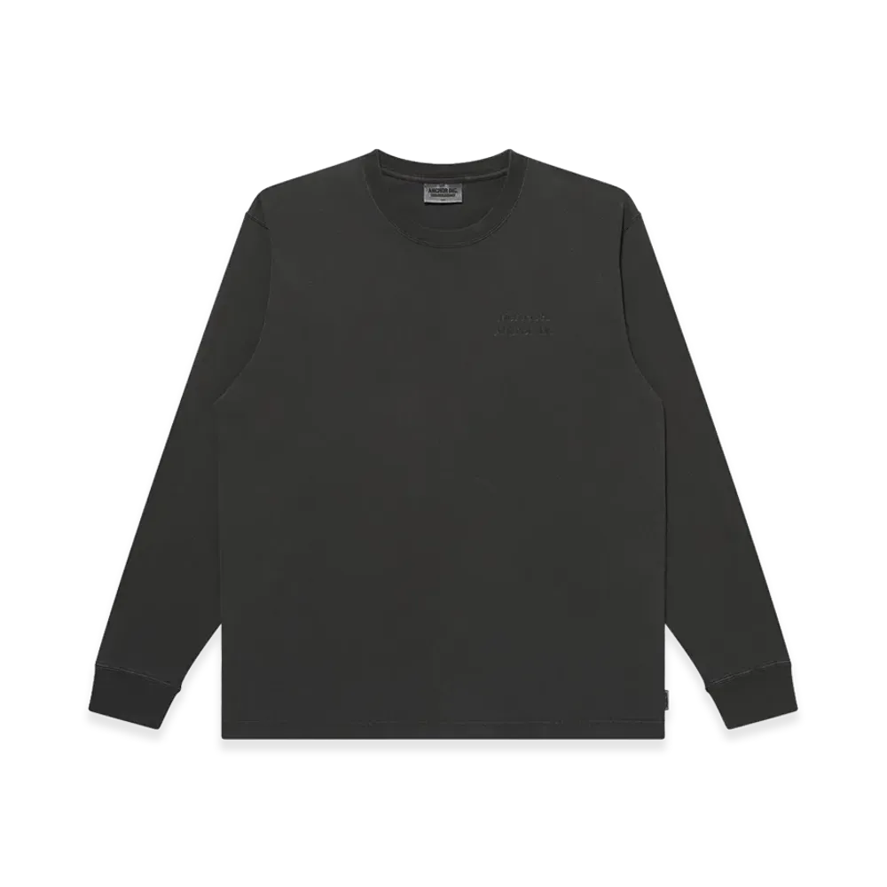 Mercedes Anchor inc. Pigment Dyed L/S Tee "Charcoal"