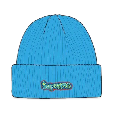Supreme Gonz Logo Beanie "Blue"