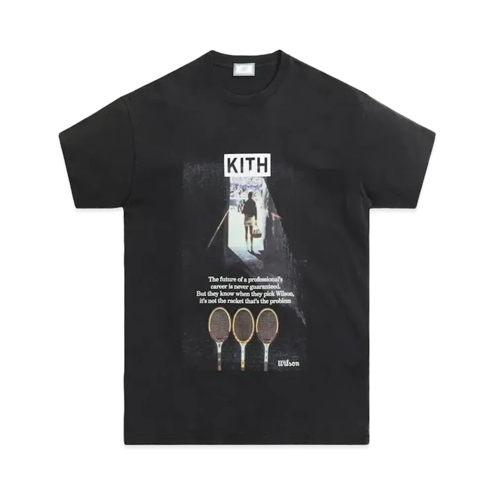 Kith x Wilson Stadium Vintage Tee "Black"