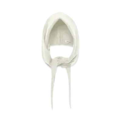 FUMIKA UCHIDA Cashmere Hooded Stole "White"