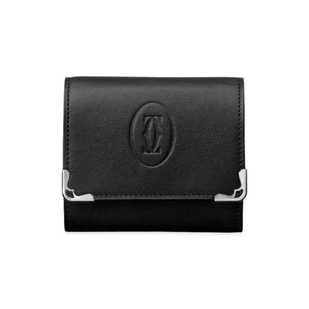 Cartier Must de Cartier Square Coin Purse "Black"