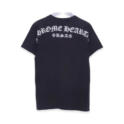 Chrome Hearts Old Arch Logo Scroll Label Pocket T-Shirt "Black"