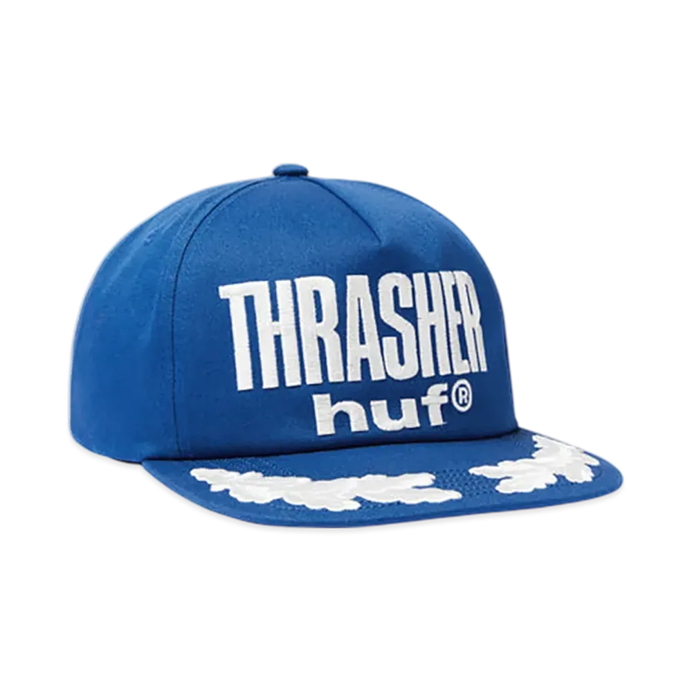 HUF x THRASHER Aloha Hat "Blue"