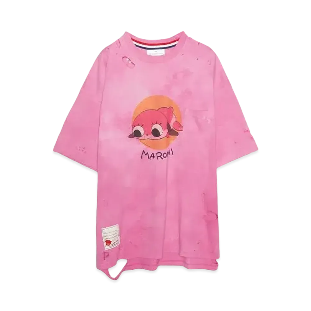 SEVESKIG Vintage S/S Tee Shirt Ver, Maromi "PINK"